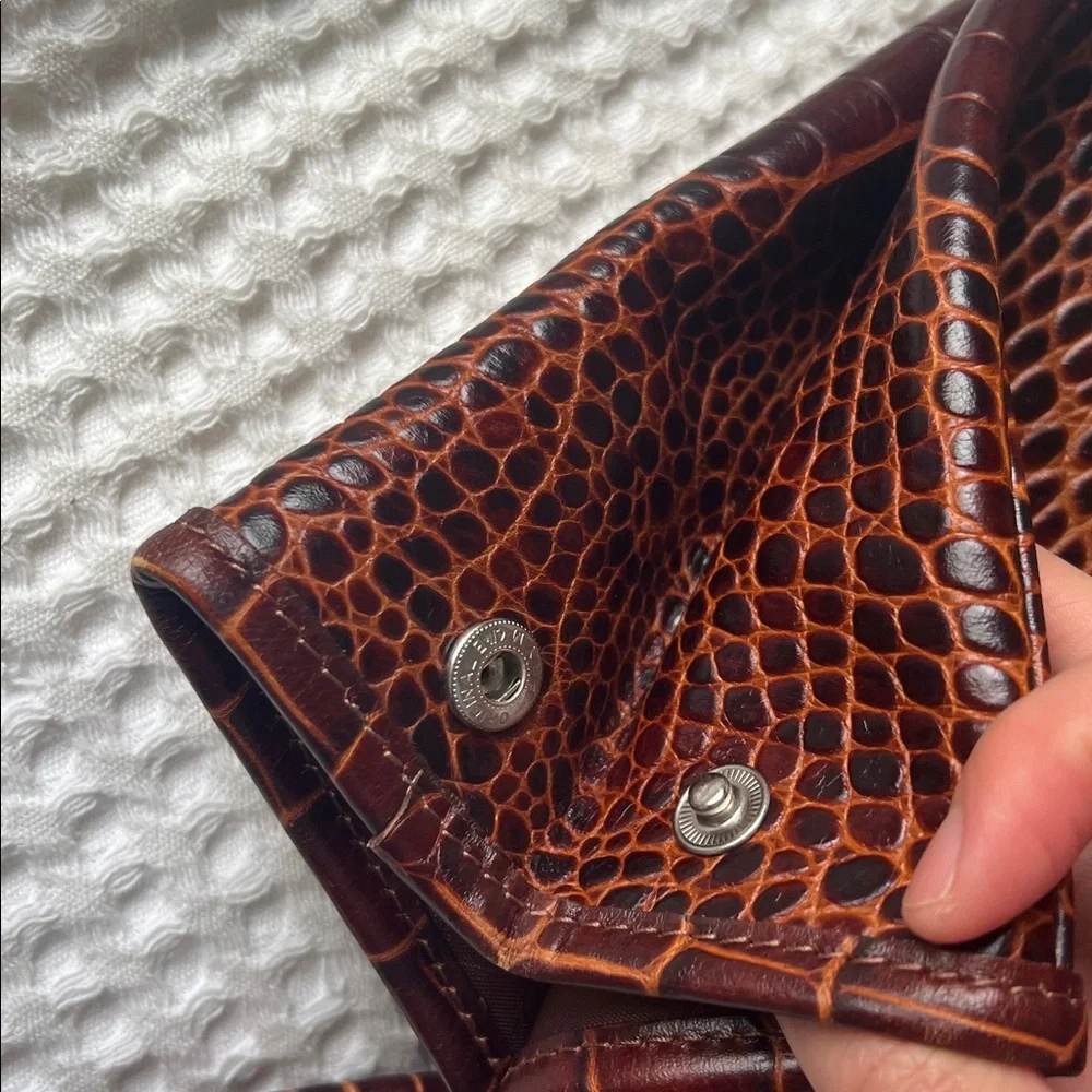 Longchamp croc embossed leather tote - Picture 6 of 11